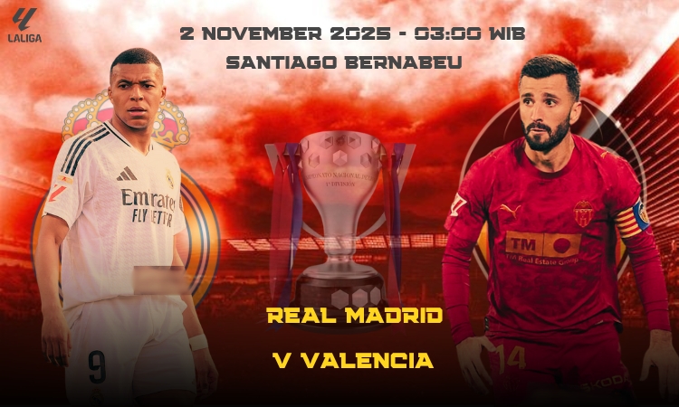 Prediksi Real Madrid vs Valencia 2 November 2025