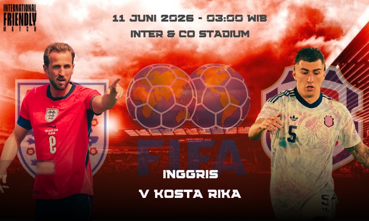 Inggris Incar Kemenangan Meyakinkan Atas Kosta Rika