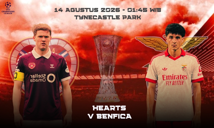 Hearts vs Benfica: Misi Berat Tuan Rumah Membalikkan Keadaan